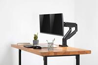 Digitus DA-90395 Tafelbeugel voor monitor Aantal monteerbare displays: 2 Display(s) 38,1 cm (15) - 81,3 cm (32) Zwart Draaibaar, In hoogte verstelbaar, - thumbnail