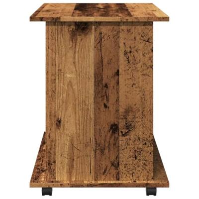 Rolkast 60x45x60 cm bewerkt hout oud houtkleurig