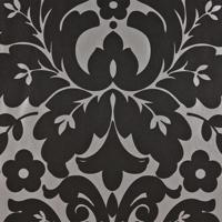 DUTCH WALLCOVERINGS Behang medallion zwart en zilver 6811-7 - thumbnail