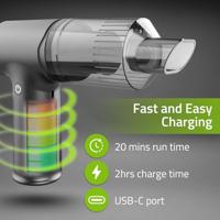 Handstofzuiger / luchtblazer nedis 90w zwart - thumbnail