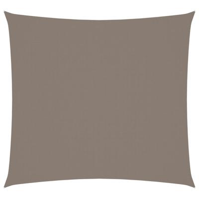 VidaXL Zonnescherm vierkant 6x6 m oxford stof taupe