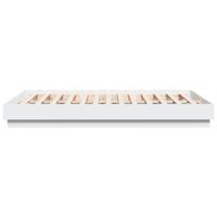 Bedframe met LED-verlichting wit 150x200 cm - thumbnail