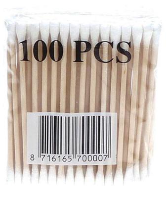 Wattenstaafjes hout pakje a100 st