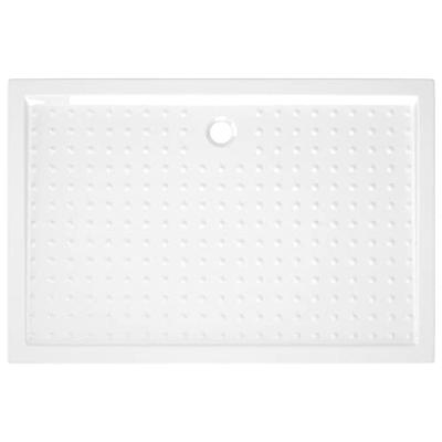 VidaXL Douchebak met noppen 80x120x4 cm abs wit