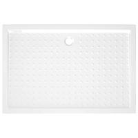 VidaXL Douchebak met noppen 80x120x4 cm abs wit - thumbnail