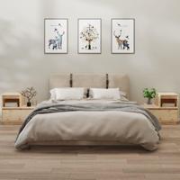 Nachtkastjes 2 st 60x34x51 cm massief grenenhout - thumbnail