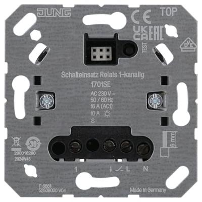 Jung Relais schakeleenheid 1-kanaals 1701SE