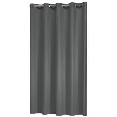 Douchegordijn Sealskin Coloris Polyester / katoen 180x200 Grijs Douchegordijn Sealskin Coloris Polyester / katoen 180x200 Grijs