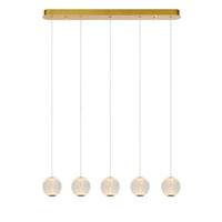 Lucide CINTRA - Hanglamp - LED Dimb. - 5x4,7W 2700K - Transparant - thumbnail