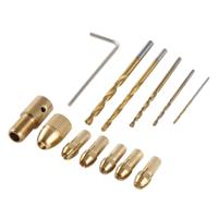 WLXY WL-DIY001 Mini DIY Brass elektrische boor Chucks boor Bits Set - thumbnail
