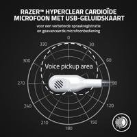 Razer Kaira for Xbox Headset Draadloos Hoofdband Gamen Bluetooth Zwart, Wit - thumbnail