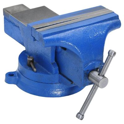 VidaXL Bankschroef 150 mm gietijzer blauw VidaXL Bankschroef 150 mm gietijzer blauw