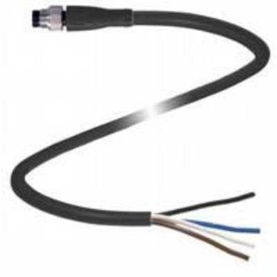 Pepperl+Fuchs 240807-100001 Sensor/actuator connector, geassembleerd Aantal polen (sensoren): 4 5 m 1 stuk(s)