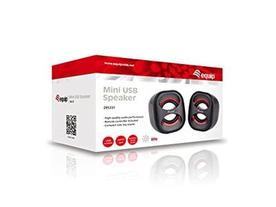 PC speakers Equip 245331 Zwart 3 W 6 W Bluetooth luidspreker