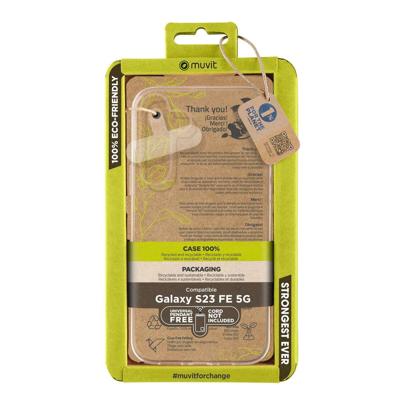 Telefoonhoes Muvit for Change Galaxy S23 FE 5G Transparant Samsung Galaxy S23 Ultra Telefoonhoes Muvit for Change Galaxy S23 FE 5G Transparant Samsung Galaxy S23 Ultra