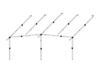 Dorema Frame Voortent Staal EasyGrip 25mm diepte 240 - thumbnail