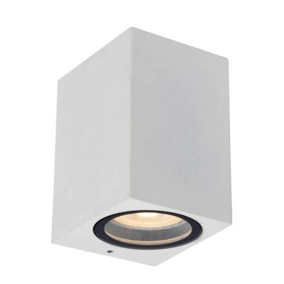 Lucide ZARO - Wandspot / Wandlamp Binnen/Buiten - 1xGU10 - IP44 - Wit