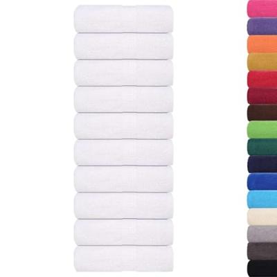 VidaXL Gastendoekjes 10 st 30x50 cm 360 g/m² 100% katoen wit