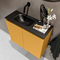 MONDIAZ TURE 60cm toiletmeubel ocher. EDEN wastafel urban links geen kraangat - thumbnail