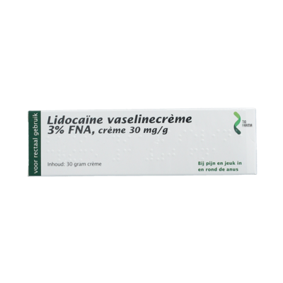 Lidocaine vaselinecreme 3% 5 x 30 gram 150 Gram Lidocaine vaselinecreme 3% 5 x 30 gram 150 Gram