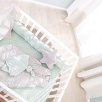 Babybox - ROBA - 75 x 100 cm - Inclusief 'Lil Planet' matgroene boxmat - Wit - thumbnail