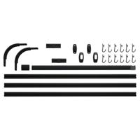 Sealskin douchegordijnstangenset easy-roll zwart - thumbnail