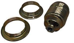 Enzo Lamphouder E27 messing 2xring 6042845