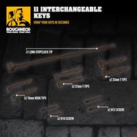 Roughneck Universeel Mangatsleutelset - 12-001 - thumbnail