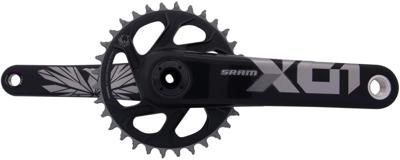 SRAM crankstel "x01 eagle" crankset x01 eagle 32t 170mm lunar polar