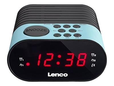 Lenco CR-07 Wekker radio Blauw Lenco CR-07 Wekker radio Blauw