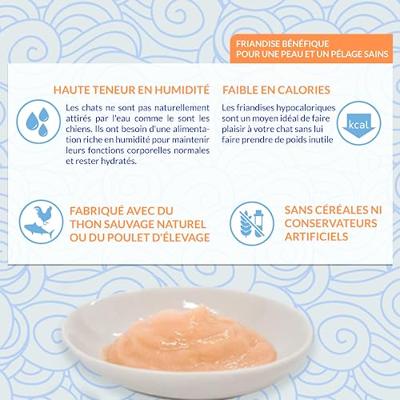 Inaba Churu Skin & Coat met tonijn en Sint-jakobsschelp kattensnack 48 x 14 g Inaba Churu Skin & Coat met tonijn en Sint-jakobsschelp kattensnack 48 x 14 g