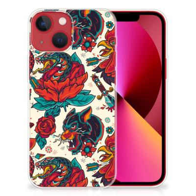 Siliconen Hoesje met foto voor Apple iPhone 13 Old Skool Siliconen Hoesje met foto voor Apple iPhone 13 Old Skool