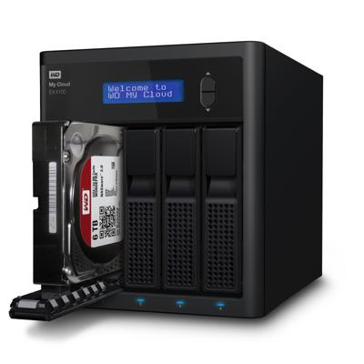Western Digital My Cloud EX4100 Armada 388 Ethernet LAN Desktop Zwart NAS
