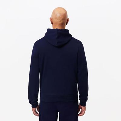 Lacoste Fleece Hoodie Heren Donkerblauw - Maat L - Kleur: Donkerblauw | Soccerfanshop