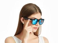 RayBeats® Slimme Bluetooth Zonnebril - Gepolariseerde glazen - Eenvoudige bediening - Microfoon - Blauw - thumbnail