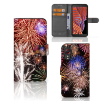 Samsung Galaxy Xcover 5 | Wallet Case | met Pasjes | Vuurwerk - thumbnail