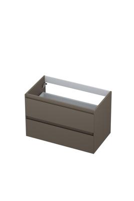 INK Onderkast 80x45 cm 2 lade greeploos gelakt 45 cm