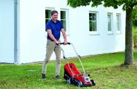 Einhell accu grasmaaier ge-cm 18/33 li kit - power x-change - 18 v/li-ion - maaibreedte: 33 cm - aanbevolen gazonoppervlakte: tot 200 m² - 30 l opvangzak - maaihoogte: 25-65 mm - incl. 4.0 ah accu en lader - thumbnail