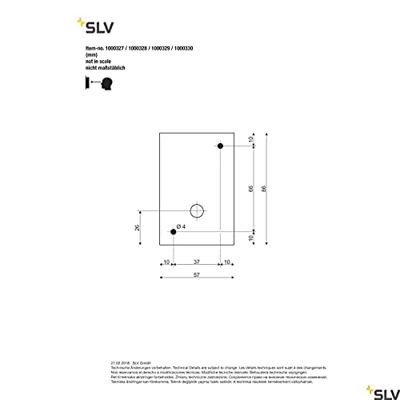 SLV WandlampTheo Up-Down antraciet - 1000330