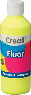 Plakkaatverf creall fluor geel 250ml | 6 stuks