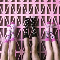 Barbie Socks Logo Black 36-43 - thumbnail