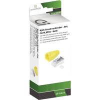 Quadrios RJ-45 connectorset CAT 6 1906C169 Stekker, recht Aantal polen (sensoren) 8P8C Geel 25 stuk(s) - thumbnail