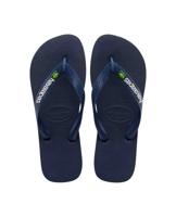 Havaianas Brasil logo navy blue donkerblauw maat 3940 - thumbnail