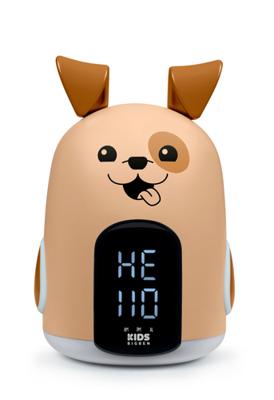 Nachtlichtwekker - BIGBEN - Hondvorm - LED-display, 3 melodieën, Instelbare intensiteit, Voeding. 230V - thumbnail