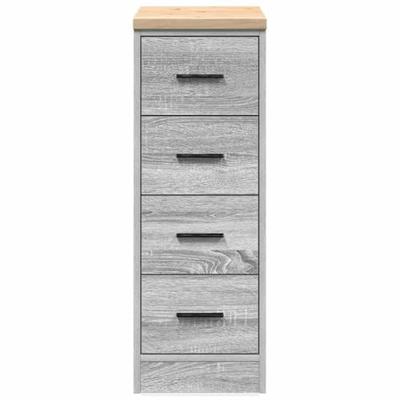 Garagekast 30x51x85 cm massief grenenhout grijs sonoma Garagekast 30x51x85 cm massief grenenhout grijs sonoma