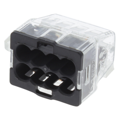 Lasklem | 8-Gaats | Transparant/Zwart (25) - 00.530.80