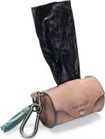 Beeztees Balacron poepzakhouder Ot kunstleer roze hond Incl. 20 zakjes - thumbnail