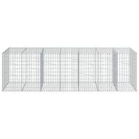 Schanskorf 350x100x100 cm gegalvaniseerd ijzer zilverkleurig - thumbnail