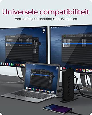 ICY BOX IB-DK2252AC notebook dock & poortreplicator Bedraad USB 3.2 Gen 1 (3.1 Gen 1) Type-C Zwart ICY BOX IB-DK2252AC notebook dock & poortreplicator Bedraad USB 3.2 Gen 1 (3.1 Gen 1) Type-C Zwart