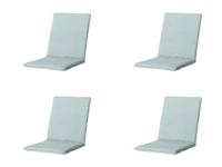 Stapelstoel kussen universeel ca. 97x49 cm Napels azure water repellent coating (4 stuks) Madison - Madison - thumbnail